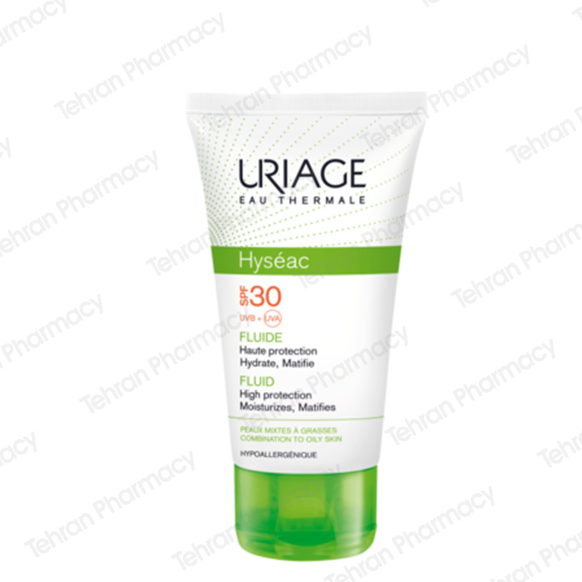 فلوئید ضد آفتاب هایسئک اوریاژ Uriage Hyséac - SPF30
